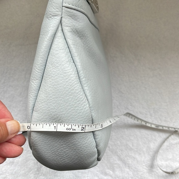 CHRISTOPHER KON Pastel Blue Genuine Leather Crossbody Handbag - Picture 11 of 16